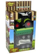 Luna Toys Tractor cu sunete si lumini Farm Truck 2 in 1