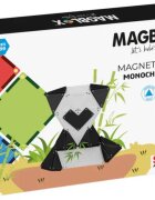 Magblox Set de constructie cu piese magnetice Monocrom 92 piese