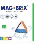 Magblox Set magnetic Magbrix 6 piese patrate mari