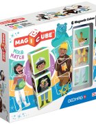 Magic Cube Set de constructie magnetic Match 6 piese