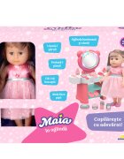 Maia Set de joaca cu papusa in oglinda Roz
