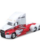 Maisto Camion Mack Anthem Alb 1:64