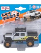 Maisto Masinuta 4X4 Rebels Jeep Gri 1:64