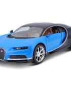 Maisto Masinuta Kit Asamblare Model Bugatti Chiron 1:24 Albastru