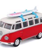 Maisto Rulota Volkswagen T2 Weekenders Rosu