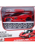Maisto Set constructie masinuta metalica LaFerrari FXX Assembly Line 35 piese 1:24