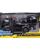 Maisto Transportator si masinuta Muscle Transports JDM Flatbed si Audi Sport Quattro S1 E2 1986 1:64