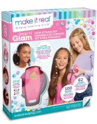 Make It Real Set aplicator si accesorii pentru par Snap N Glam Hair Styling 167 piese