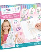 Make It Real Tabla cu lumina LED si sabloane 38 piese