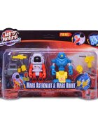 Mars Mission Set 2 figurine cu accesorii Mars Astronaut and Robot
