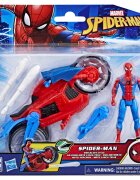 Marvel Set figurina cu motocicleta Spiderman Web Blast Cycle 10 cm F6899