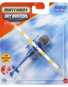 Matchbox Elicopter metalic Sky Busters Robinson R66 Turbine JCM81