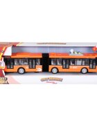 Maxx Wheels Autobuz cu lumini si sunete 1:16 Portocaliu