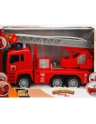 Maxx Wheels Camion de pompieri cu scara 24 cm