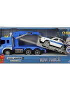 Maxx Wheels Camion de tractat cu lumini si sunete Taxi 1:16 Albastru
