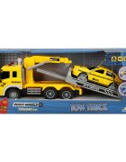 Maxx Wheels Camion de tractat cu lumini si sunete Taxi 1:16 Galben