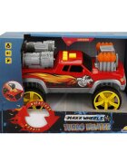 Maxx Wheels Camioneta cu Lumini si Sunete Rosu 23 cm