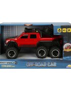 Maxx Wheels Masina cu lumini si sunete Off Road 1:16 Rosu