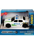Maxx Wheels Masina de politie cu lumini si sunete 1:20 Alb