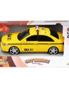Maxx Wheels Masina de taxi cu lumini si sunete 24 cm Galben