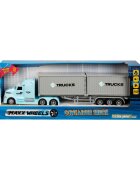 Maxx Wheels Masina de transportat containere cu lumini si sunete 1:50 Albastru