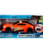 Maxx Wheels Masinuta cu sunete si lumini Jet Car Portocaliu