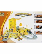 Maxx Wheels Set de constructie Garaj si 4 masinute