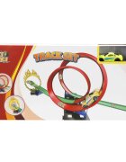 Maxx Wheels Set de joaca cu masinuta Track Racing Galben
