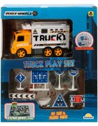 Maxx Wheels Set de joaca cu masinuta Work Truck Galben