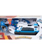 Maxx Wheels Set de joaca cu vehicul de interventie pe mare Police