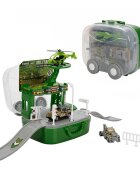 Maxx Wheels Set de joaca cu vehicule Car Park Military Base