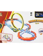Maxx Wheels Set pista de lansare cu masinuta Glow in the Dark