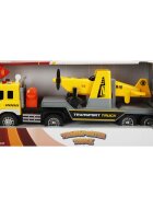 Maxx Wheels Set transportator cu elicopter Galben 1:16