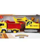 Maxx Wheels Set vehicule de constructie Excavator si camion 1:20