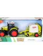 Maxx Wheels Tractor cu remorca cu lumini si sunete 1:16