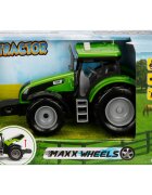 Maxx Wheels Tractor verde cu lumini si sunete 18 cm