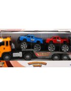 Maxx Wheels Transportator cu vehicule 28 cm