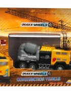 Maxx Wheels Vehicul de constructie cu betoniera Galben