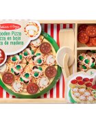 Melissa & Doug Set de joaca din lemn Petrecere cu Pizza 36 piese 6074863