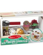 Melissa & Doug Set de joaca din lemn Standul de inghetata 28 piese 6074905