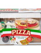 Melissa & Doug Set de joaca din lemn Standul de Pizza cu cuptor 41 piese 6074890
