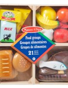Melissa & Doug Set de joaca Produse alimentare din lemn 21 piese 6074866