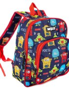 Mesco Ghiozdan cu 2 compartimente Cute Monsters