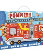 Mimorello Puzzle educativ Pompierii 50 piese