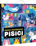 Mimorello Puzzle fosforescent Pisici 120 piese