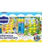 Minibo Carticica cu activitati pentru bebelusi cu 4 pagini