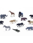 Mojo Set 12 mini figurine Animale Salbatice din Africa