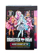 Monster High Carte de activitati cu sabloane Fashion Designer Art Pad