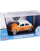 Motormax Masinuta Volkswagen Beetle Taxi 1:24