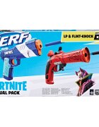 Nerf Set 2 blastere cu 6 sageti din spuma Fortnite